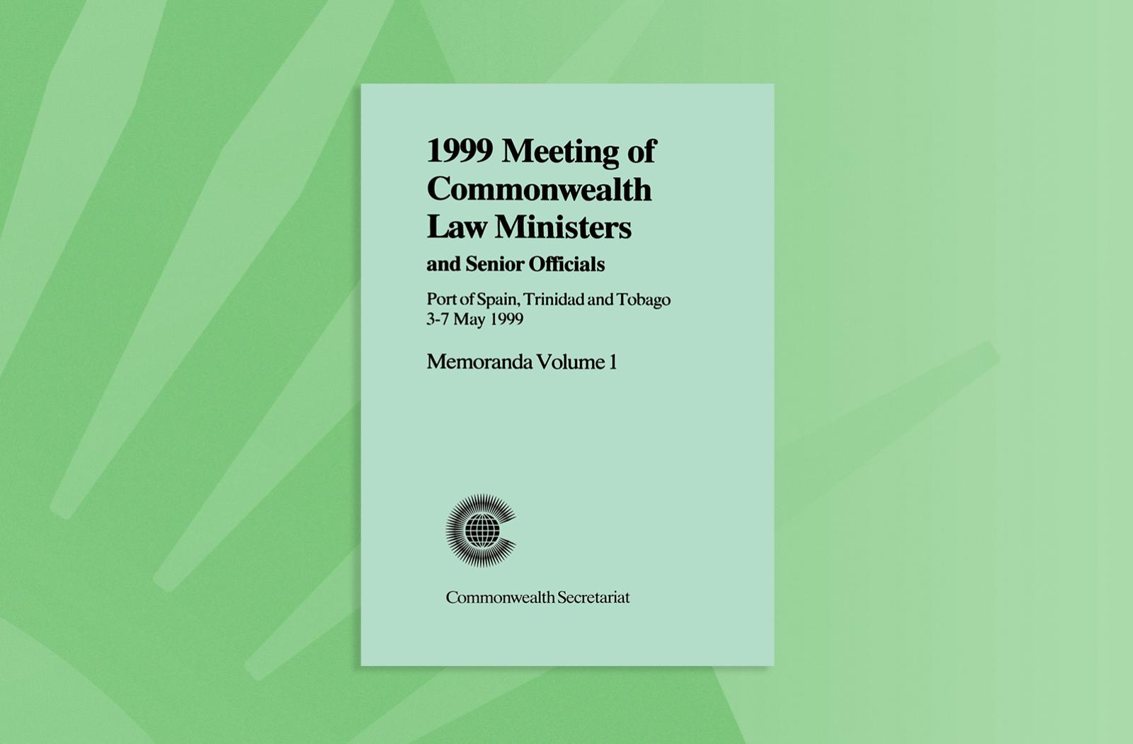 1999 Meeting of Commonwealth Law Ministers and Senior Officials