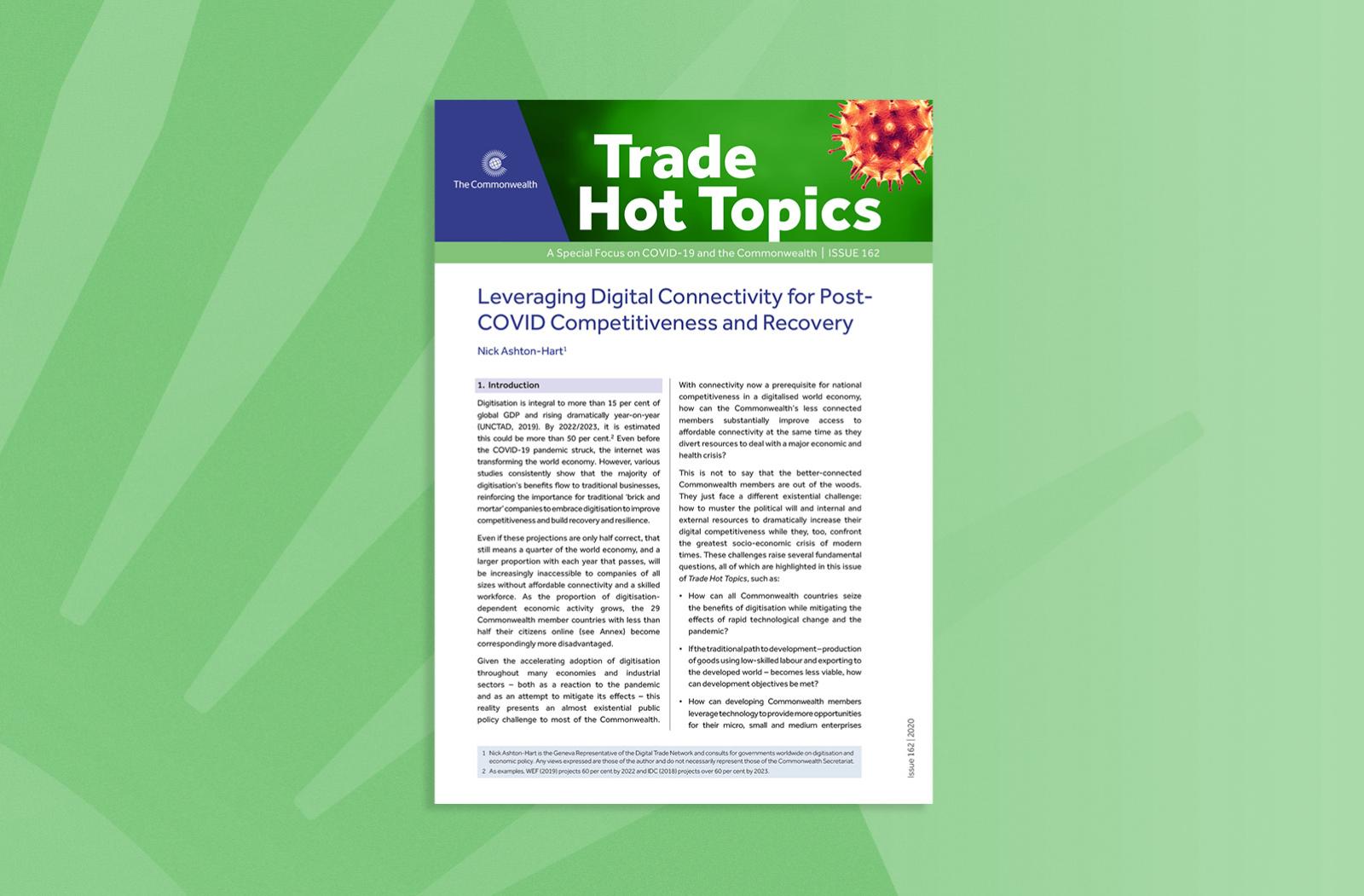 Leveraging Digital Connectivity for Post-COVID Competitiveness and Recovery