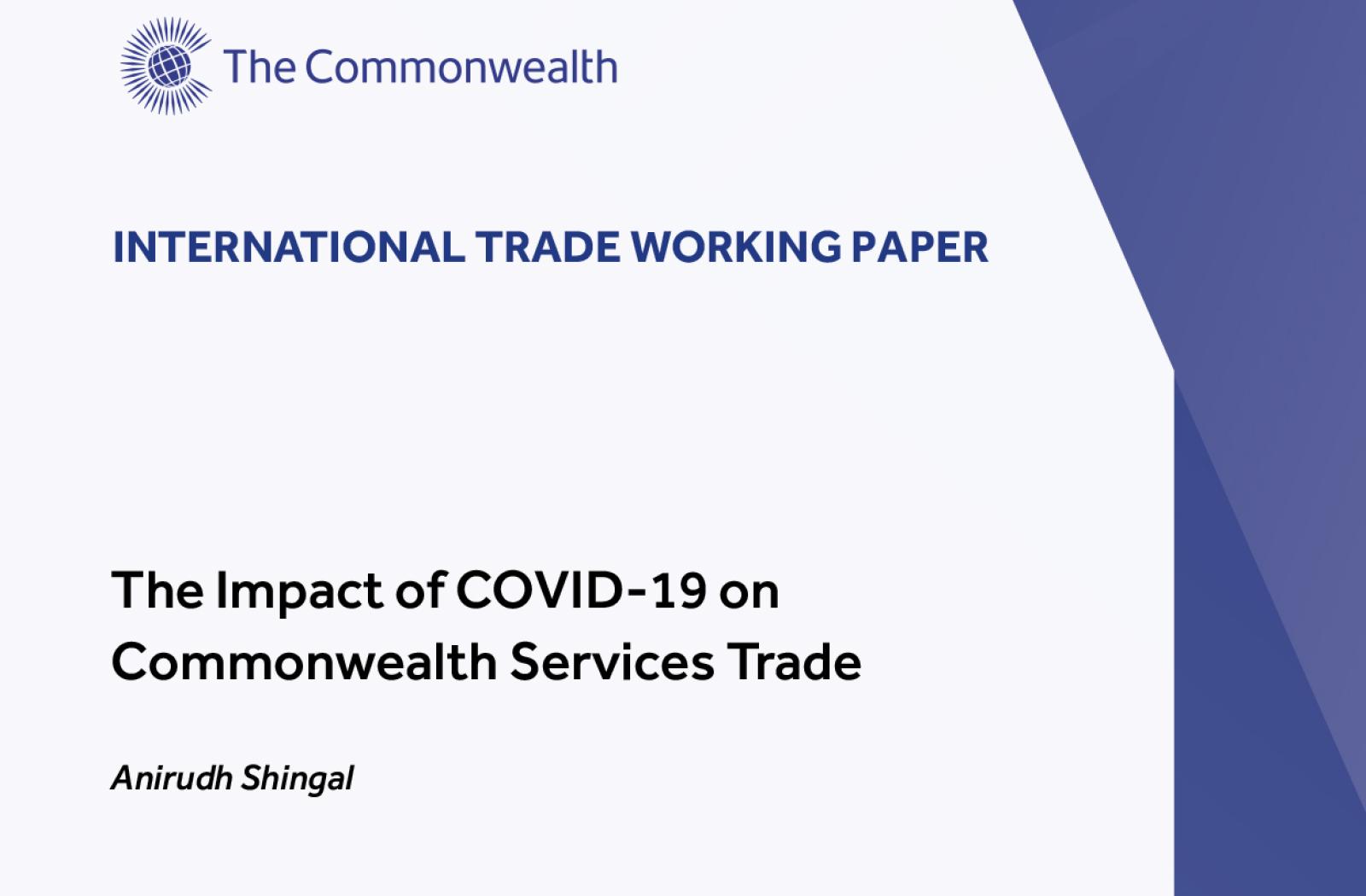 The Impact of COVID-19 on Commonwealth Services Trade