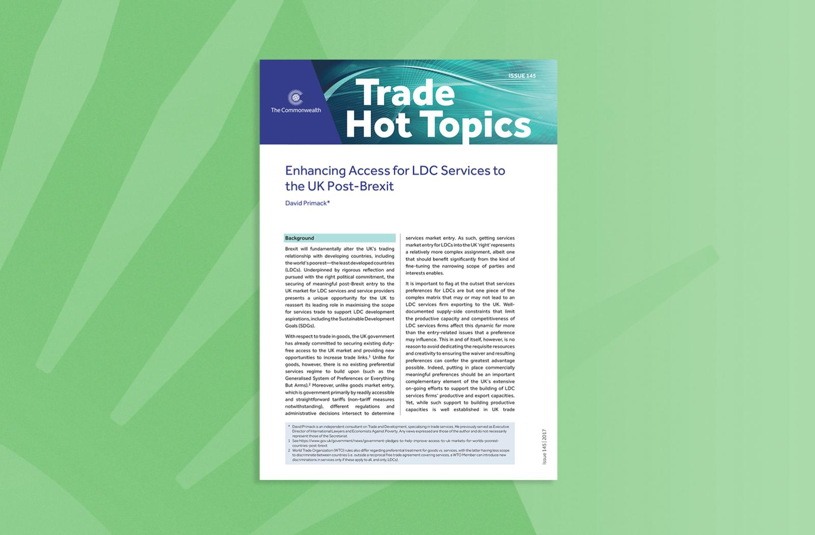 Enhancing Access for LDC Services to the UK Post-Brexit