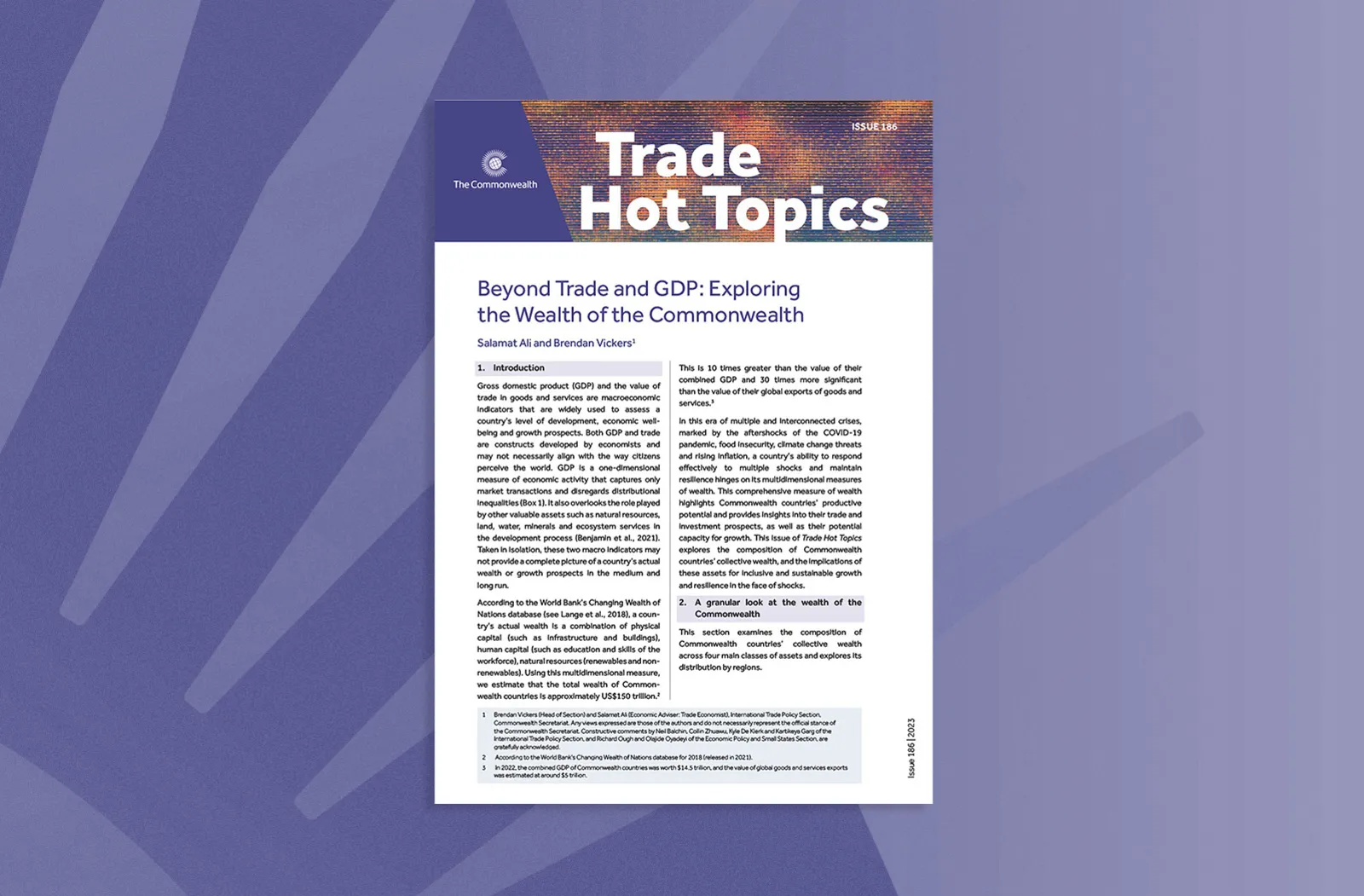 Beyond Trade and GDP