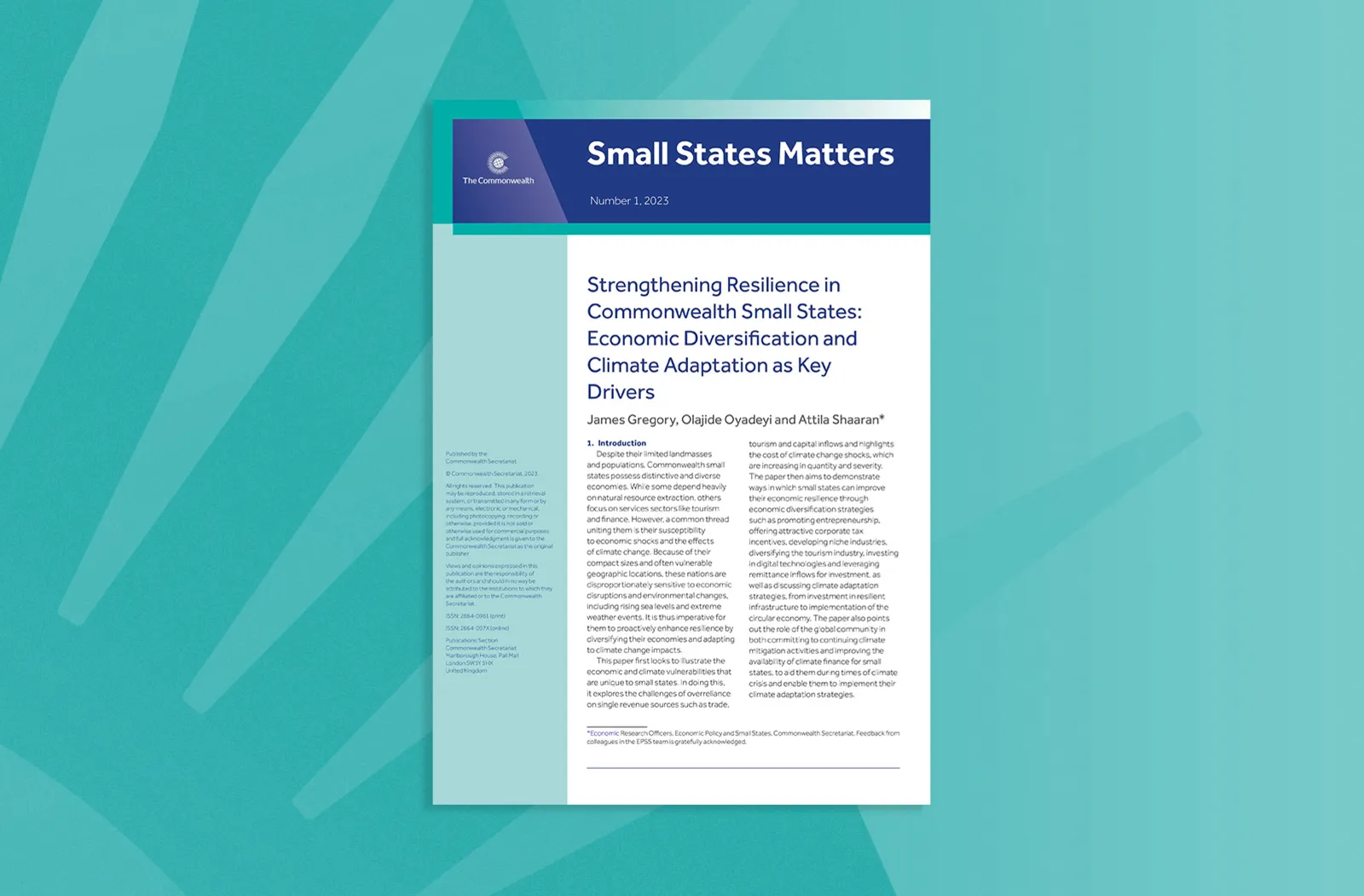 Strengthening Resilience in Commonwealth Small States