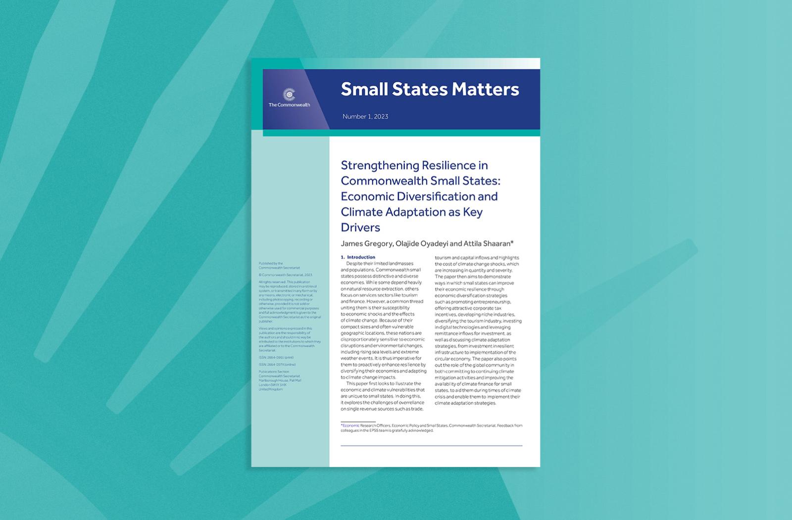 Strengthening Resilience in Commonwealth Small States