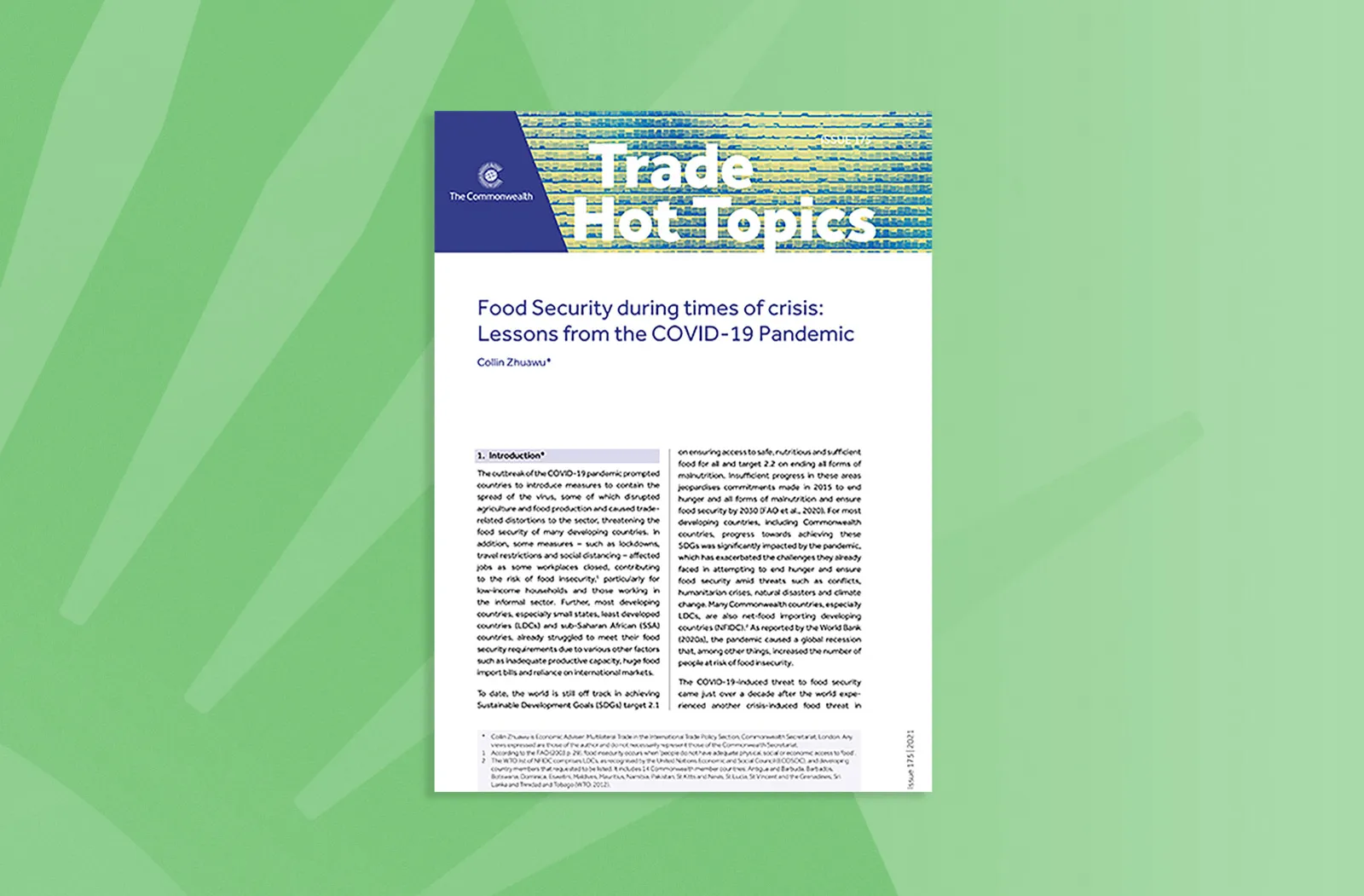 Food Security During Times of Crisis