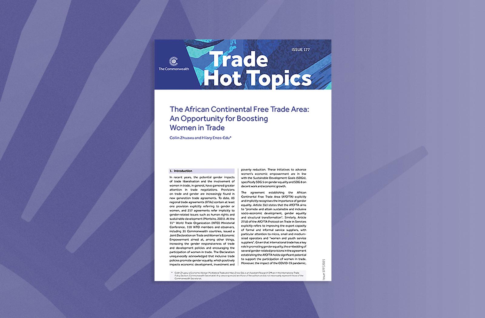 The African Continental Free Trade Area