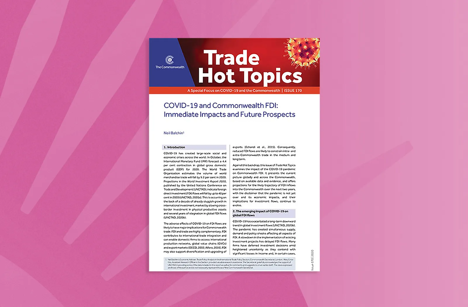 COVID-19 and Commonwealth FDI