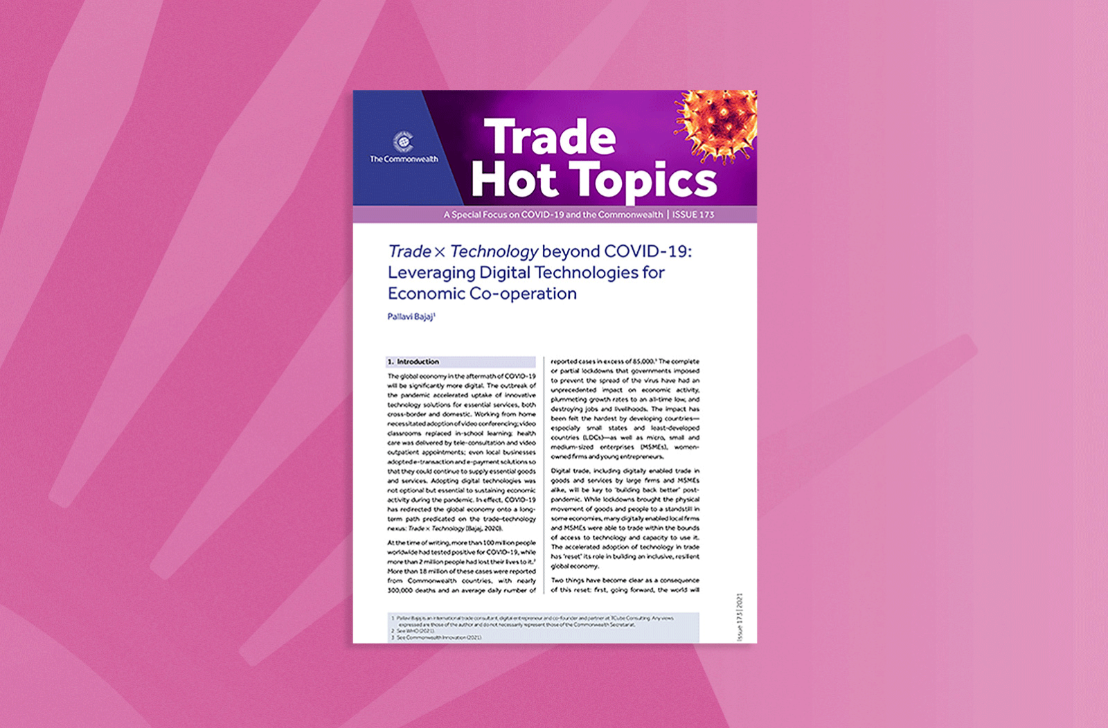 Trade × Technology beyond COVID-19
