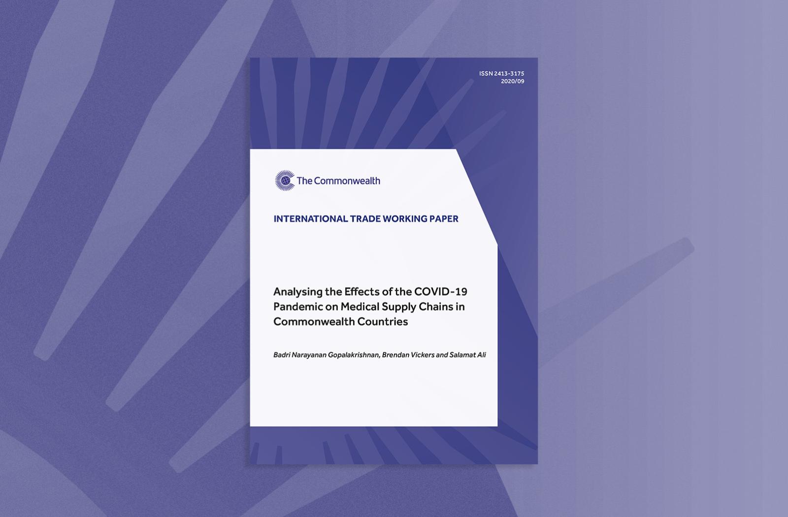 Analysing the Effects of the COVID-19 Pandemic on Medical Supply Chains in Commonwealth Countries
