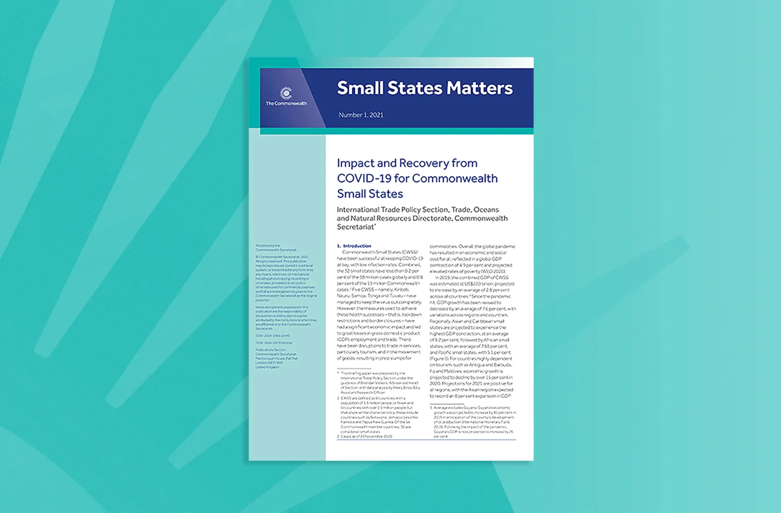 Impact and Recovery from COVID-19 for Commonwealth Small States