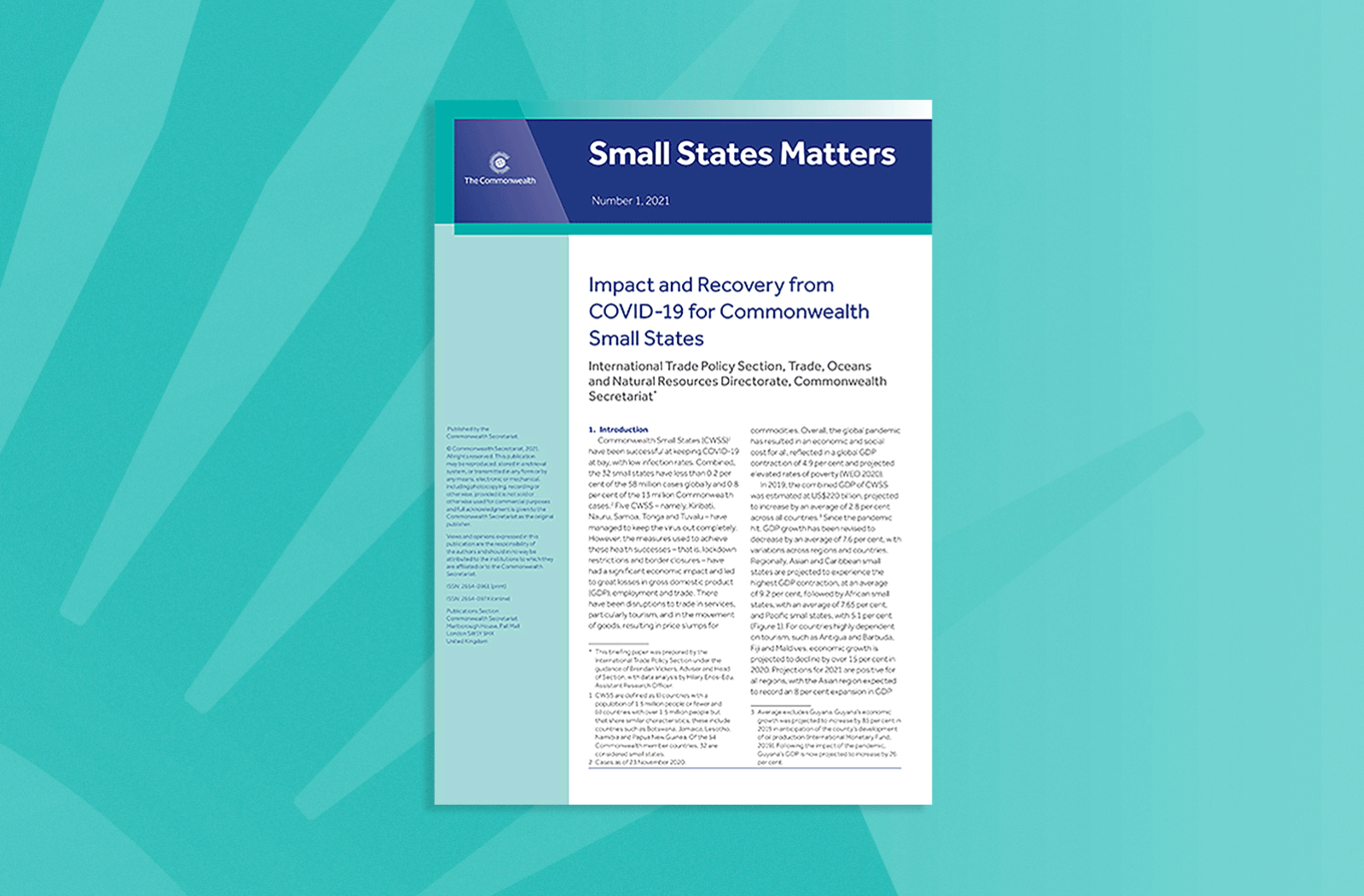 Impact and Recovery from COVID-19 for Commonwealth Small States