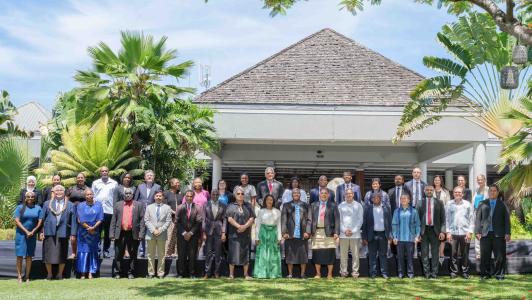 Commonwealth law ministers group photo