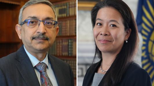 DSG Tanmaya Lal and DSG Tania Baumann