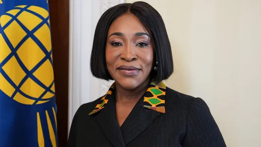 Headshot of the Secretary-General, Hon Shirley Botchwey