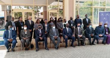Group photo of experts attending the cybercrime conference in Ghana