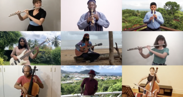 People from across the Commonwealth performing in the Dionysus ensemble