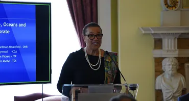 Commonwealth Secretary-General speaking at the High Commissions event in Marlborough House