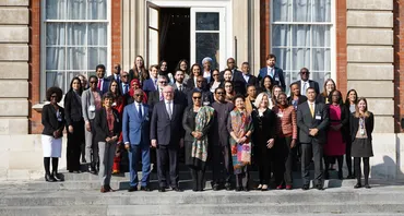Group photo of the Commonwealth Diplomats Induction Programme (CDIP) class of 2022