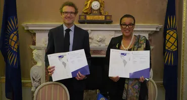 Commonwealth Secretary-General, the Rt Hon Patricia Scotland and President and CEO of PATH, Mr Nikolaj Gilbert 