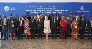 Delegates at the 12th edition of the Secretariat’s landmark Regional Conference of Heads of Anti-Corruption Agencies in Commonwealth Africa