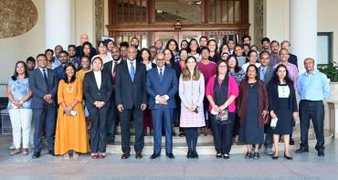 Full group of participants at the human rights workshop in Mauritius