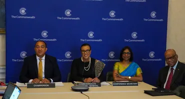 Jamaica’s Minister of Health and Wellness, Hon. Dr Christopher Tufton and Commonwealth-Secretary General, the Rt Hon Patricia Scotland, attended CHMM