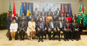 Participants at the Caribbean anti-corruption event