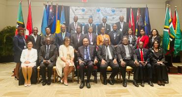 Participants at the Caribbean anti-corruption event