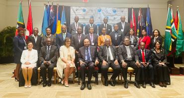 Participants at the Caribbean anti-corruption event