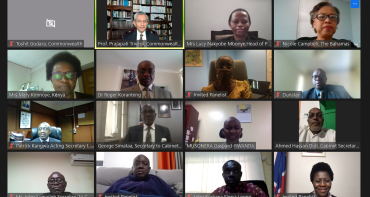 Delegates at the second Biennial Pan-Commonwealth Meeting of Heads of Public Service/Cabinet Secretaries