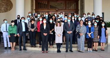 Participants at the Business and Human Rights Workshop in Mauritius