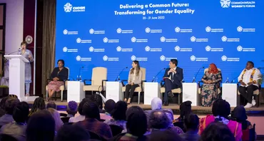 Panel at the Commonwealth Womens Forum