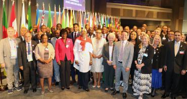 Sports ministers gather for a family photo at 10CSSM