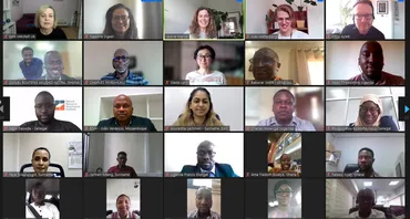 Screenshot of the event participants 
