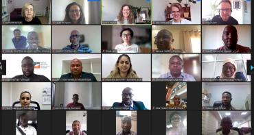 Screenshot of the event participants 