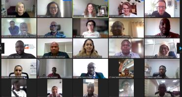 Screenshot of the event participants 