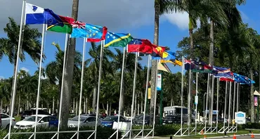 Flags of the member countries of the Pacific Island Forum
