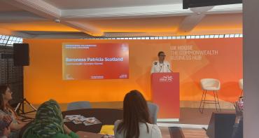 Commonwealth Secretary-General The Rt Hon Patricia Scotland QC, speaking at the ACU event