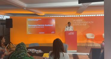 Commonwealth Secretary-General The Rt Hon Patricia Scotland QC, speaking at the ACU event