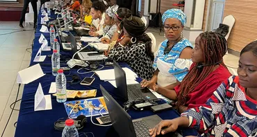 Cameroonian women entrepreneurs at the workshop
