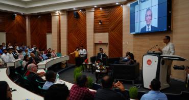 Commonwealth Secretary-General The Rt Hon Patricia Scotland QC, speaking at the Management Development Institute (MDI)