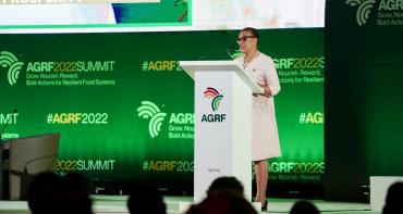Commonwealth Secretary-General, the Rt Hon Patricia Scotland KC, speaking at the Africa Green Revolution Forum (AGRF)