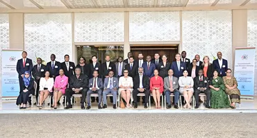Group photo at the Commonwealth Law Ministers Meeting 2022