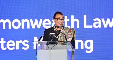 Commonwealth Secretary-General The Rt Hon Patricia Scotland KC, speaking at the Commonwealth Law Ministers Meeting (CLMM)