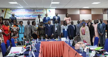 Cameroonian government officials at the Commonwealth workshop