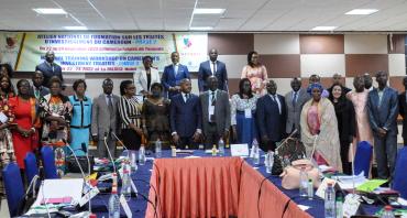 Cameroonian government officials at the Commonwealth workshop