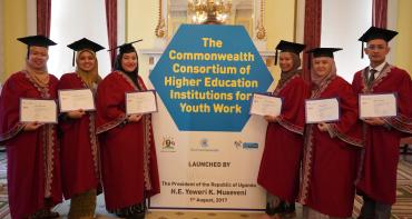 Commonwealth Diploma in Youth Development Work graduation