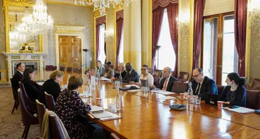 Commonwealth Secretary-General speaking at Commonwealth Secretariat and Lancet Oncology event