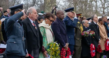 wreath laying commonwealth day 2023