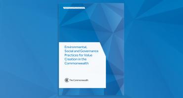 Cover image of the ESG Practices for Value Creation in the Commonwealth paper
