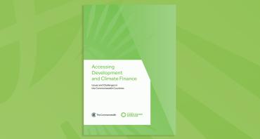 Cover image of the Accessing Development and Climate Finance report